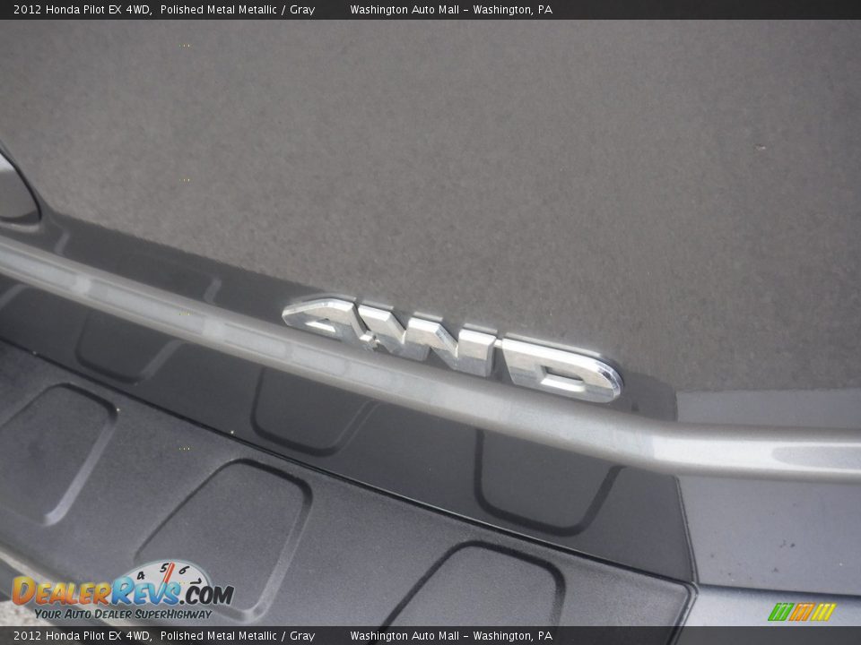 2012 Honda Pilot EX 4WD Polished Metal Metallic / Gray Photo #11
