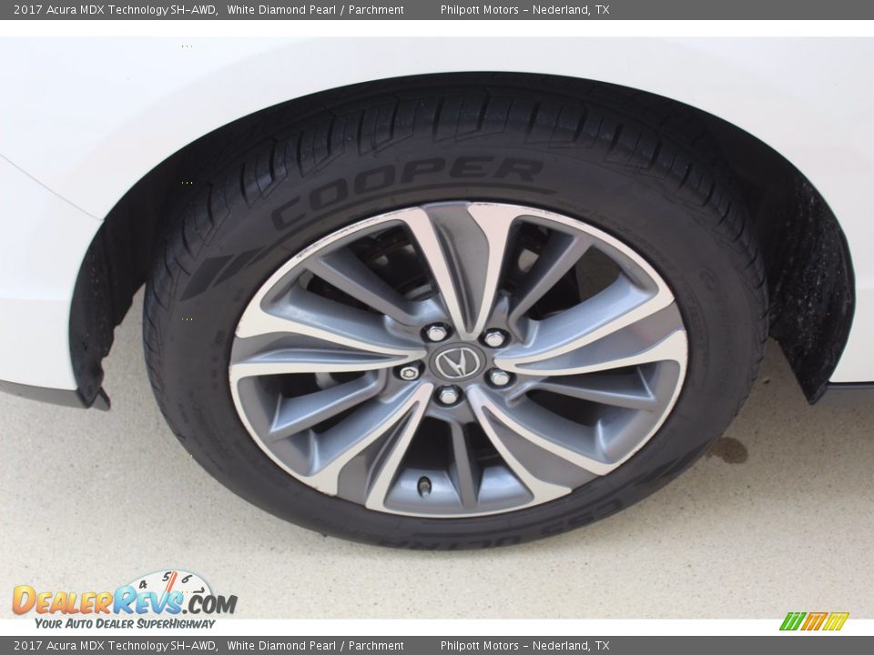 2017 Acura MDX Technology SH-AWD White Diamond Pearl / Parchment Photo #5