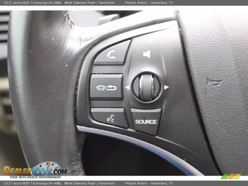 2017 Acura MDX Technology SH-AWD White Diamond Pearl / Parchment Photo #11
