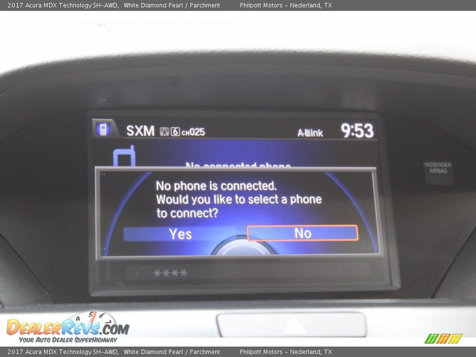 2017 Acura MDX Technology SH-AWD White Diamond Pearl / Parchment Photo #15