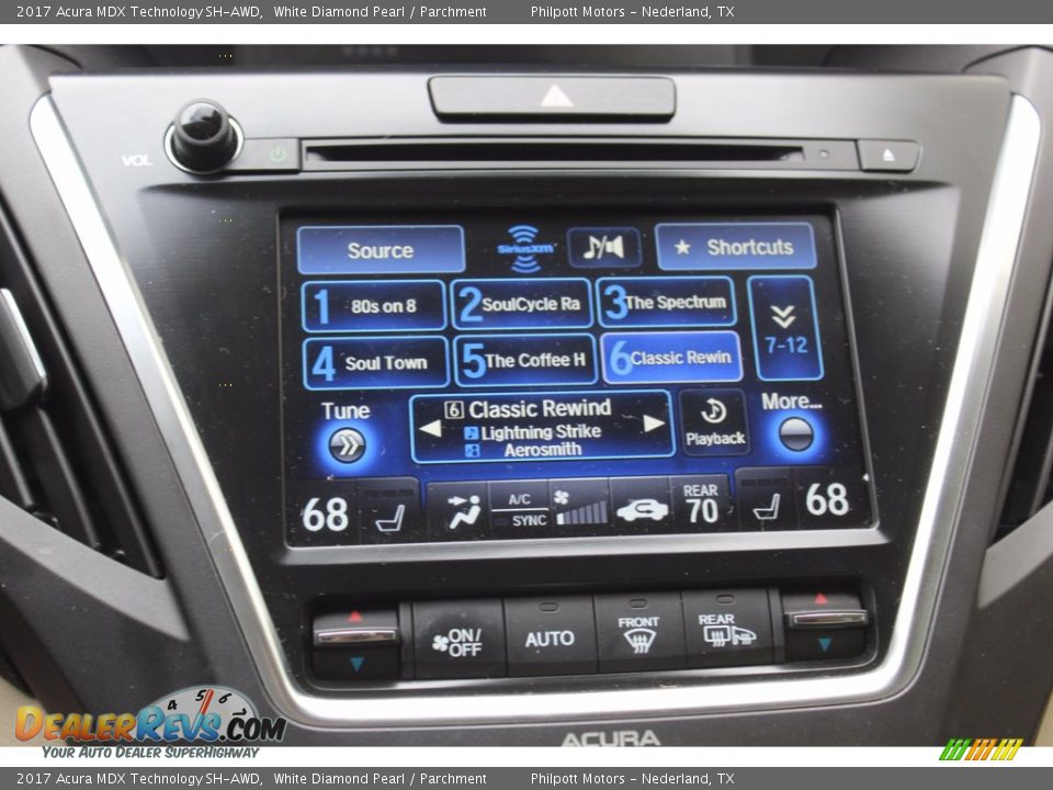 2017 Acura MDX Technology SH-AWD White Diamond Pearl / Parchment Photo #16