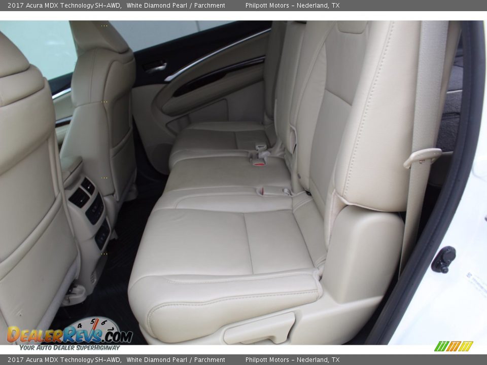 2017 Acura MDX Technology SH-AWD White Diamond Pearl / Parchment Photo #21
