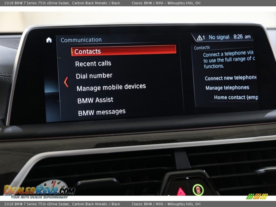 Controls of 2018 BMW 7 Series 750i xDrive Sedan Photo #20