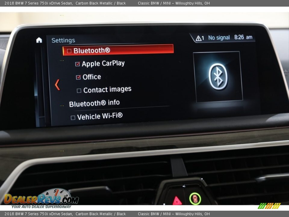 Controls of 2018 BMW 7 Series 750i xDrive Sedan Photo #21