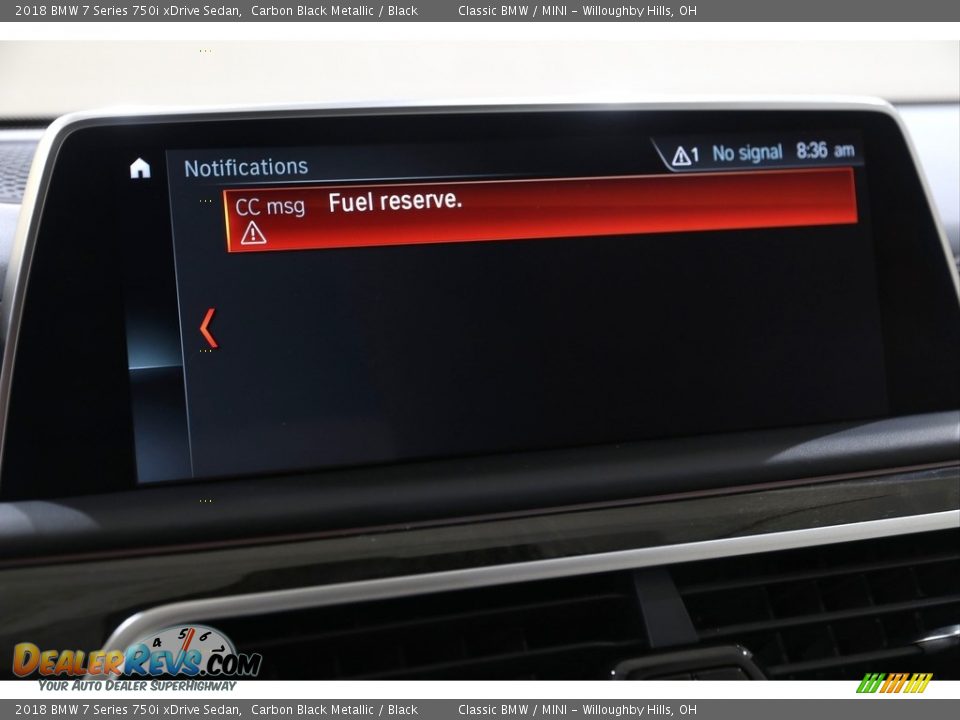 2018 BMW 7 Series 750i xDrive Sedan Carbon Black Metallic / Black Photo #31