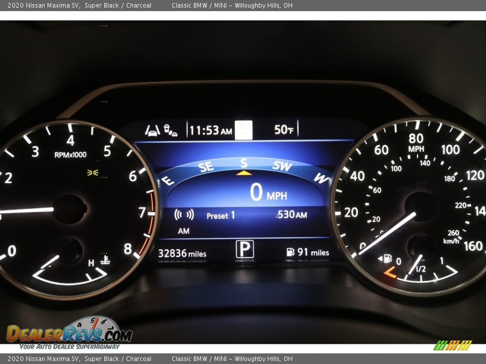 2020 Nissan Maxima SV Gauges Photo #9