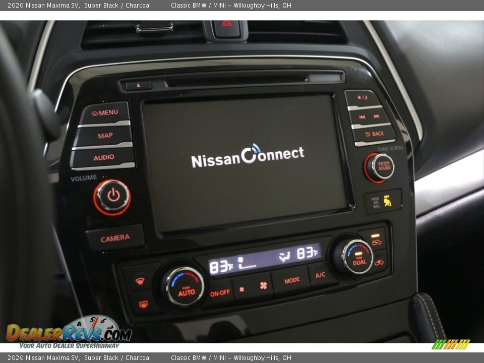 2020 Nissan Maxima SV Super Black / Charcoal Photo #11