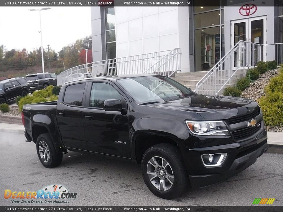 2018 Chevrolet Colorado Z71 Crew Cab 4x4 Black / Jet Black Photo #1