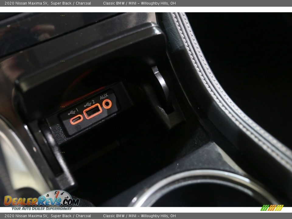 2020 Nissan Maxima SV Super Black / Charcoal Photo #19
