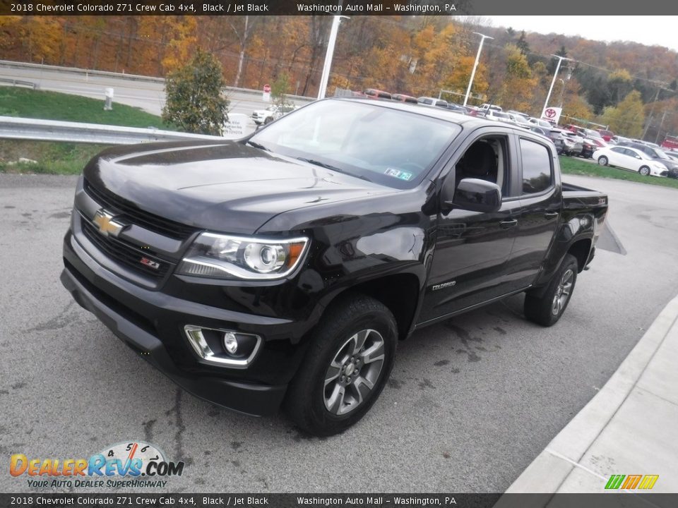 2018 Chevrolet Colorado Z71 Crew Cab 4x4 Black / Jet Black Photo #13