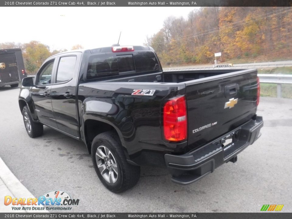 2018 Chevrolet Colorado Z71 Crew Cab 4x4 Black / Jet Black Photo #15