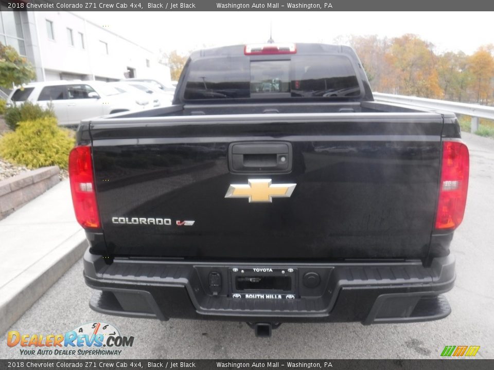 2018 Chevrolet Colorado Z71 Crew Cab 4x4 Black / Jet Black Photo #16