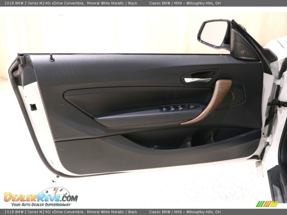 2018 BMW 2 Series M240i xDrive Convertible Mineral White Metallic / Black Photo #5
