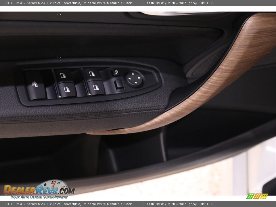 2018 BMW 2 Series M240i xDrive Convertible Mineral White Metallic / Black Photo #6