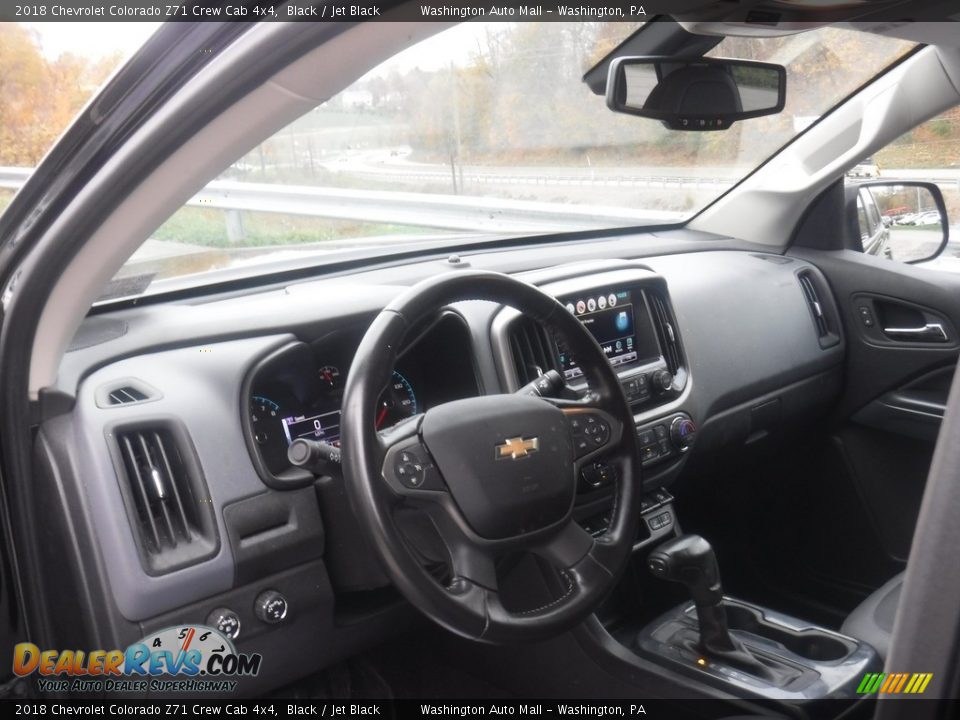 2018 Chevrolet Colorado Z71 Crew Cab 4x4 Black / Jet Black Photo #22