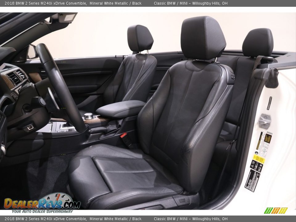 2018 BMW 2 Series M240i xDrive Convertible Mineral White Metallic / Black Photo #8