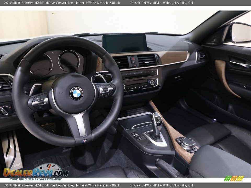 2018 BMW 2 Series M240i xDrive Convertible Mineral White Metallic / Black Photo #9