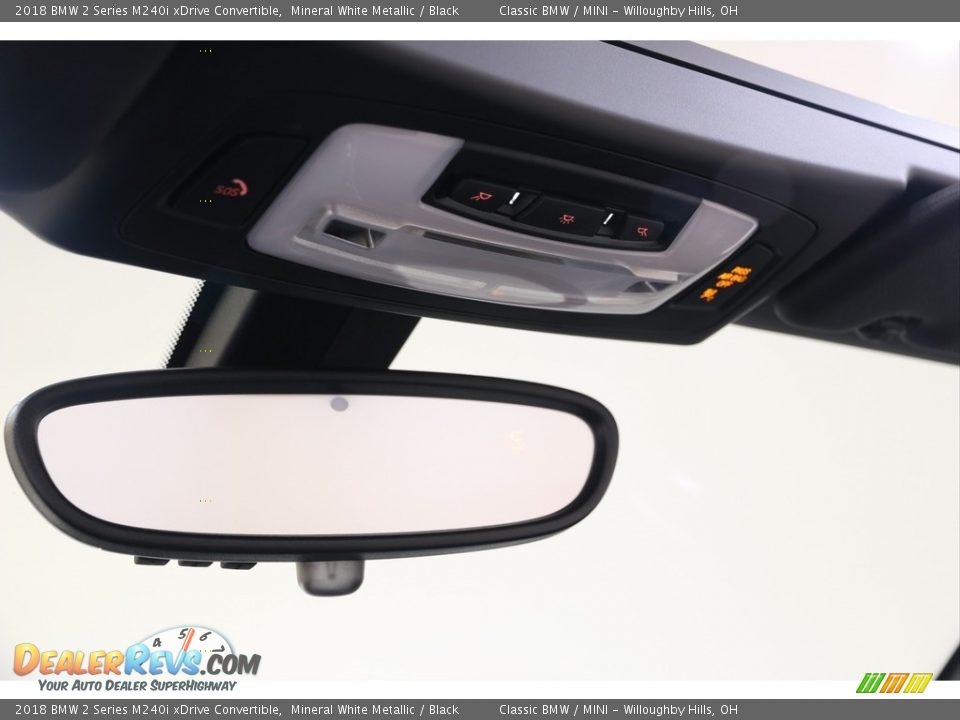 2018 BMW 2 Series M240i xDrive Convertible Mineral White Metallic / Black Photo #12