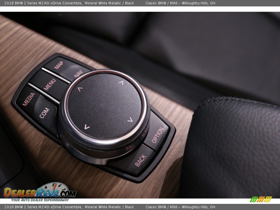 2018 BMW 2 Series M240i xDrive Convertible Mineral White Metallic / Black Photo #28