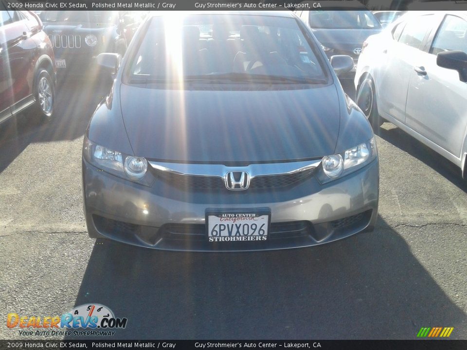 2009 Honda Civic EX Sedan Polished Metal Metallic / Gray Photo #2