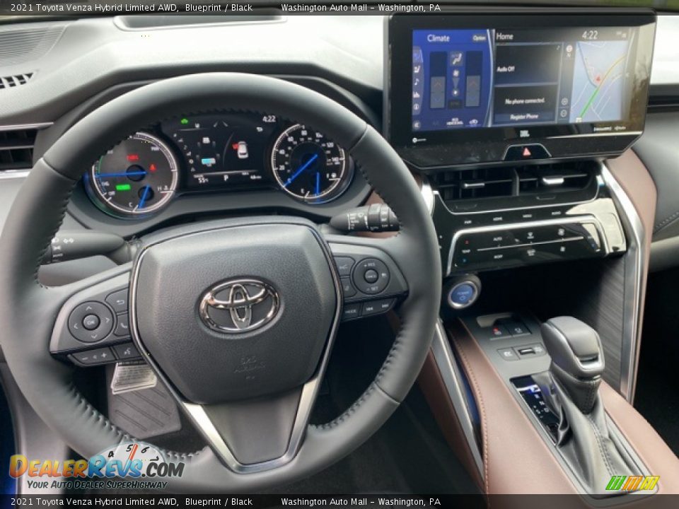 2021 Toyota Venza Hybrid Limited AWD Steering Wheel Photo #7