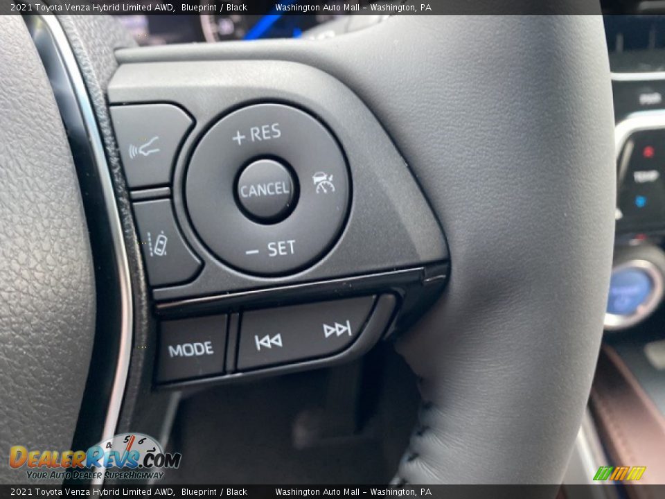 2021 Toyota Venza Hybrid Limited AWD Steering Wheel Photo #14