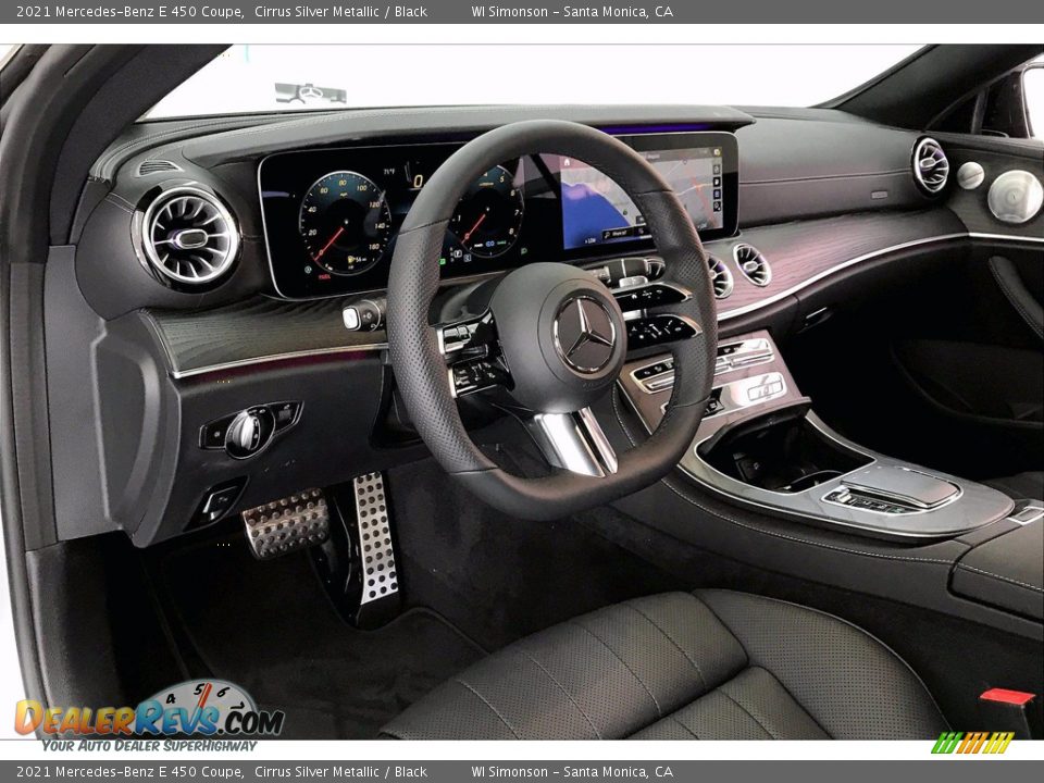 2021 Mercedes-Benz E 450 Coupe Cirrus Silver Metallic / Black Photo #4