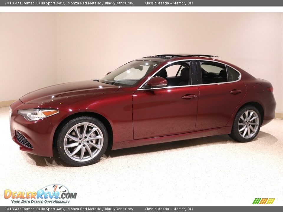 Monza Red Metallic 2018 Alfa Romeo Giulia Sport AWD Photo #3