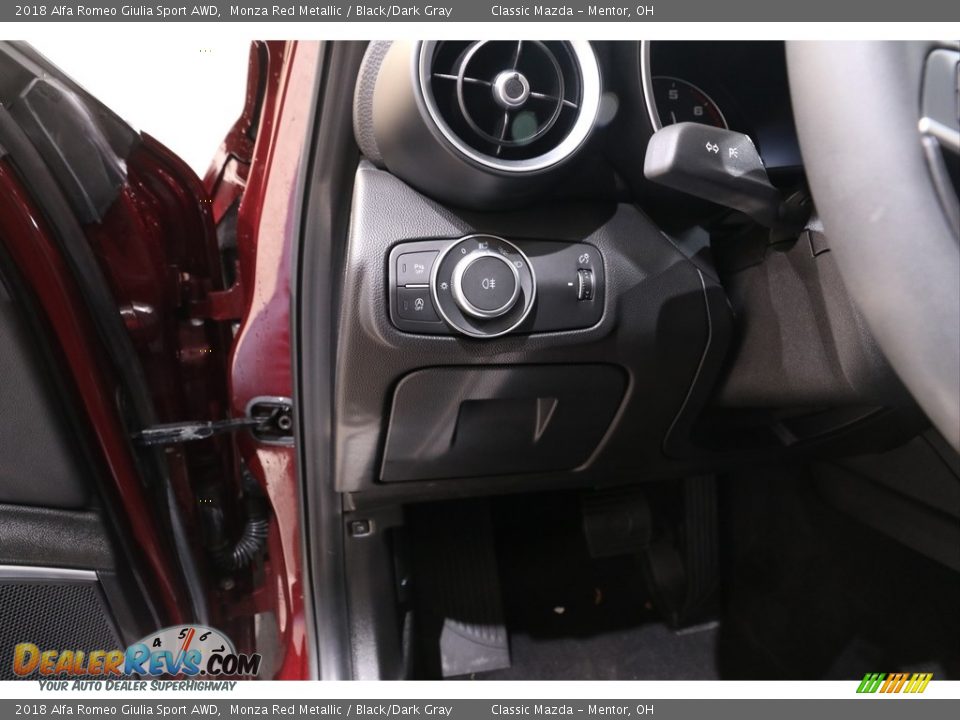 2018 Alfa Romeo Giulia Sport AWD Monza Red Metallic / Black/Dark Gray Photo #5