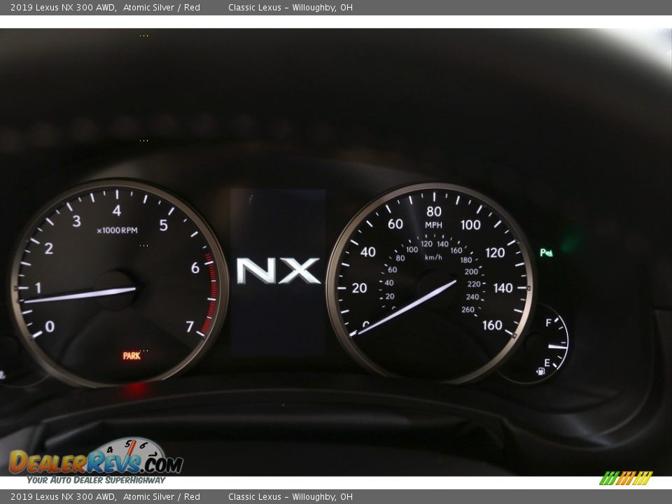 2019 Lexus NX 300 AWD Atomic Silver / Red Photo #10