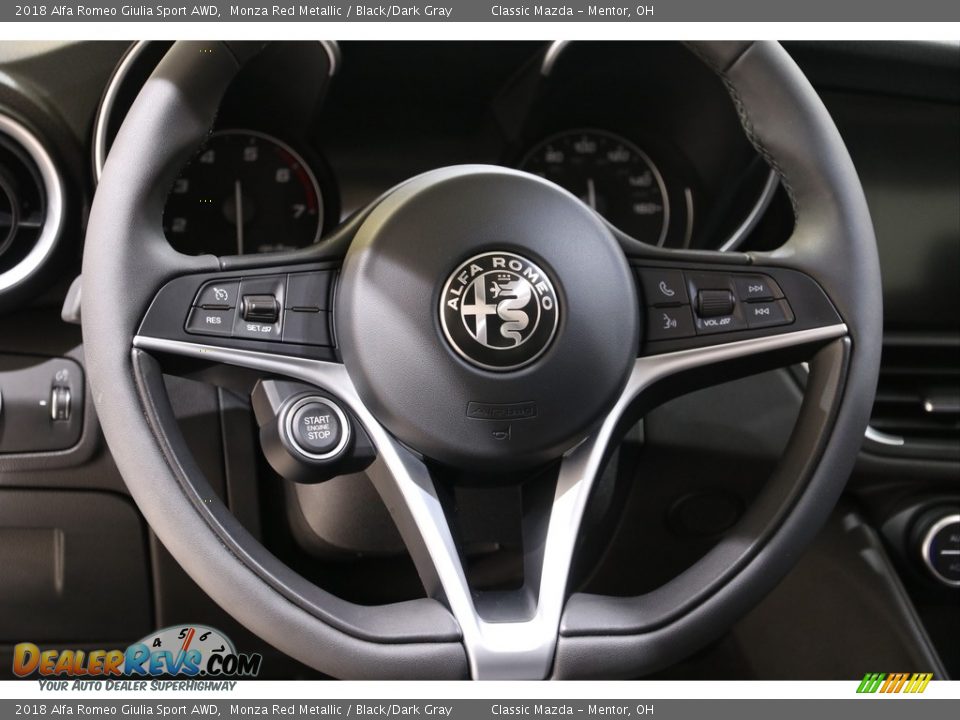 2018 Alfa Romeo Giulia Sport AWD Steering Wheel Photo #10