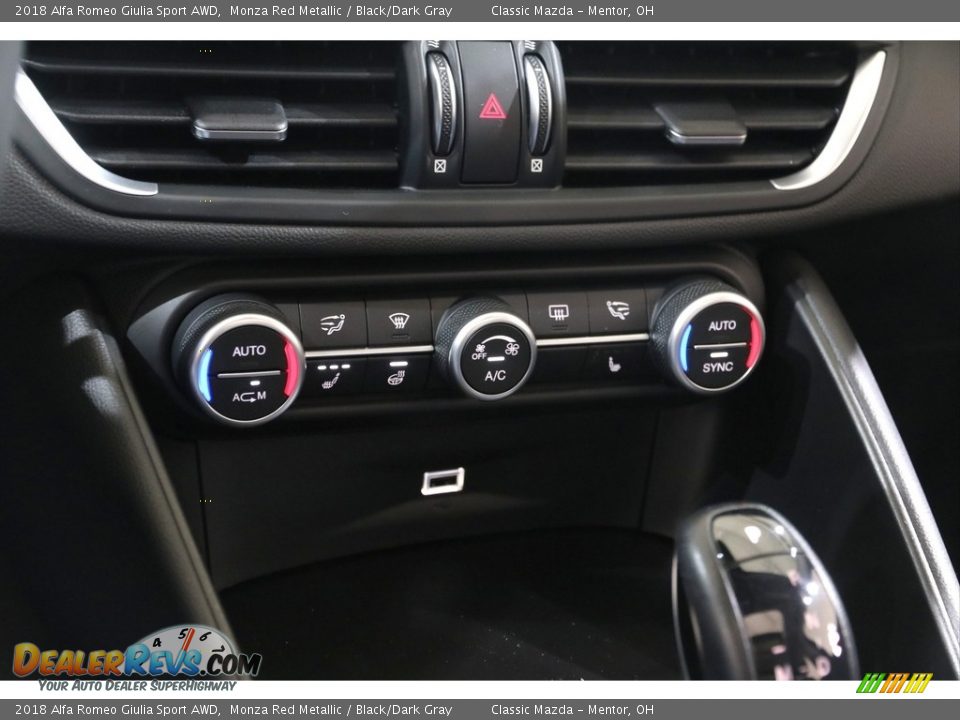 2018 Alfa Romeo Giulia Sport AWD Monza Red Metallic / Black/Dark Gray Photo #20