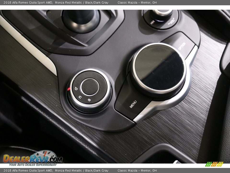 2018 Alfa Romeo Giulia Sport AWD Monza Red Metallic / Black/Dark Gray Photo #22