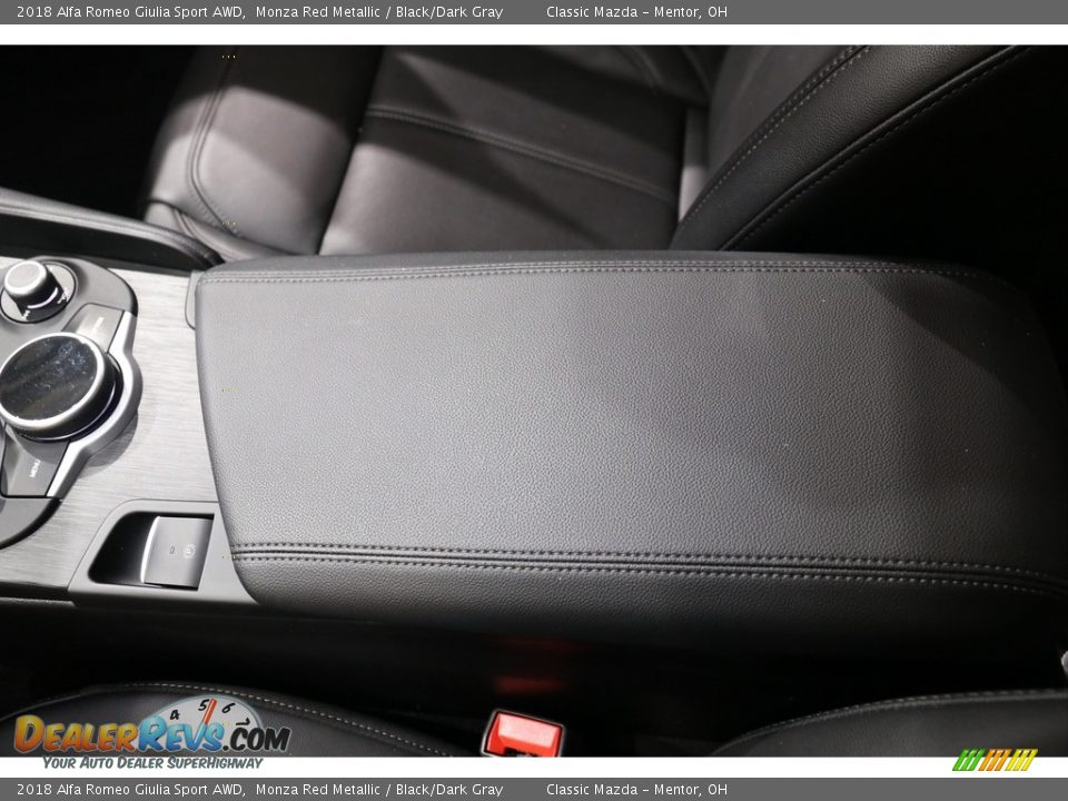 2018 Alfa Romeo Giulia Sport AWD Monza Red Metallic / Black/Dark Gray Photo #23