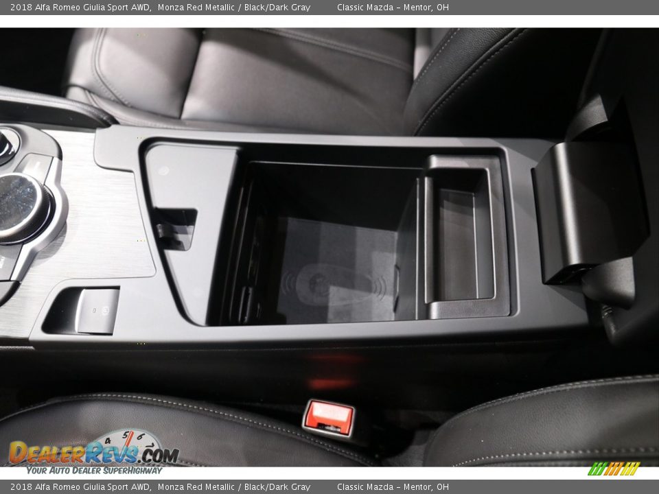 2018 Alfa Romeo Giulia Sport AWD Monza Red Metallic / Black/Dark Gray Photo #24