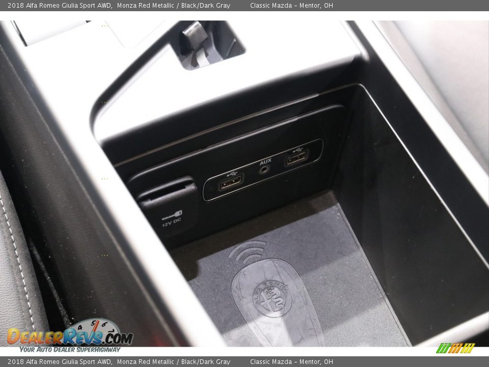 2018 Alfa Romeo Giulia Sport AWD Monza Red Metallic / Black/Dark Gray Photo #25