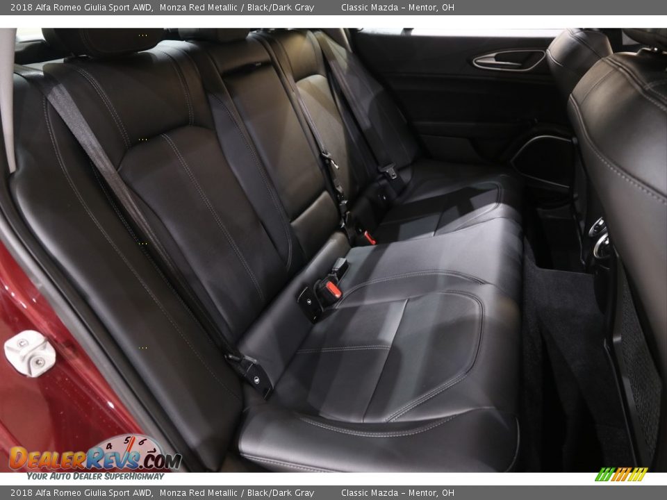 2018 Alfa Romeo Giulia Sport AWD Monza Red Metallic / Black/Dark Gray Photo #27