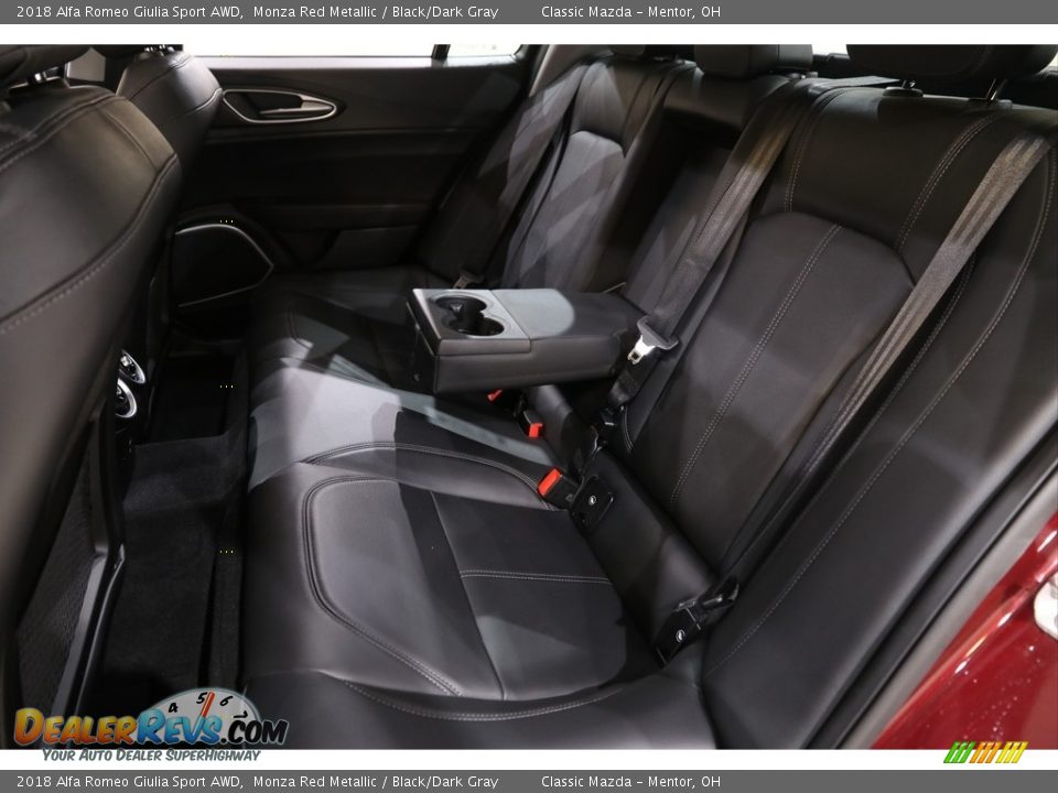 2018 Alfa Romeo Giulia Sport AWD Monza Red Metallic / Black/Dark Gray Photo #29
