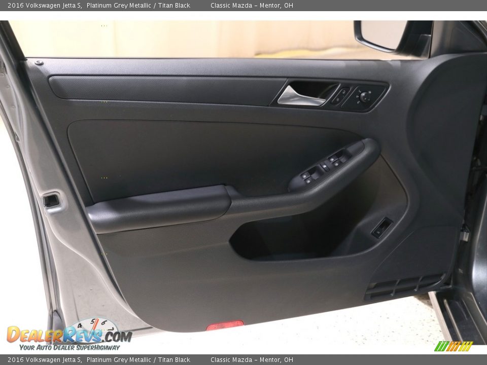 2016 Volkswagen Jetta S Platinum Grey Metallic / Titan Black Photo #4