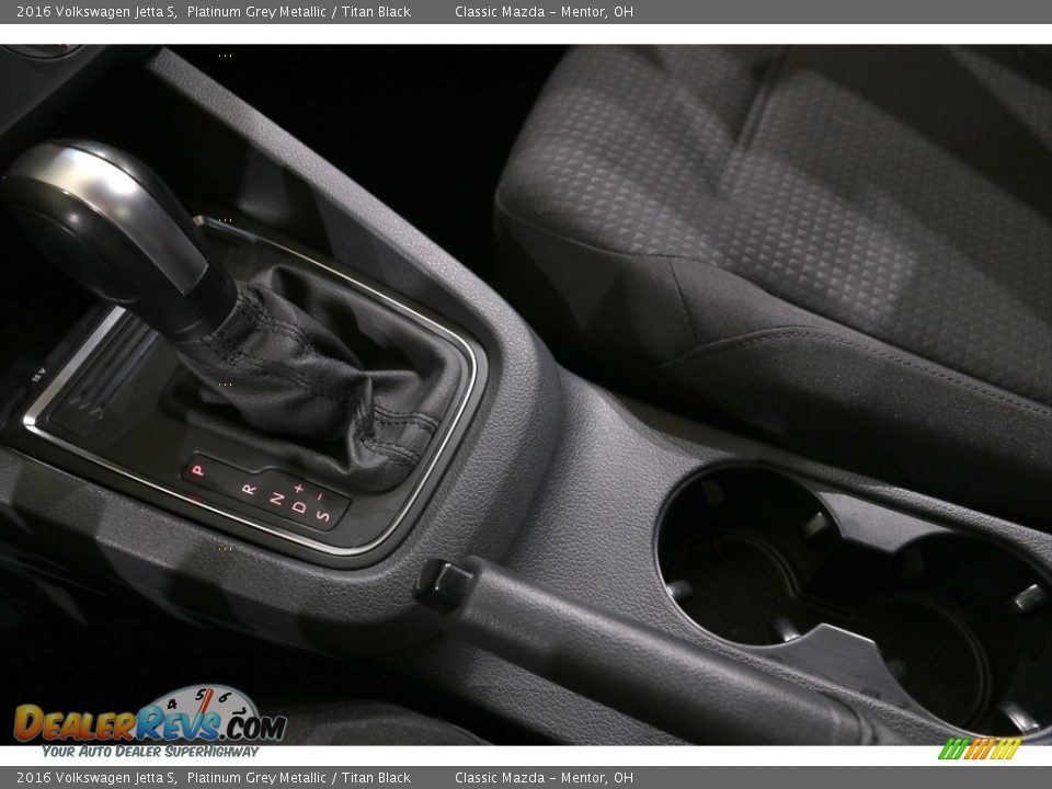 2016 Volkswagen Jetta S Platinum Grey Metallic / Titan Black Photo #13