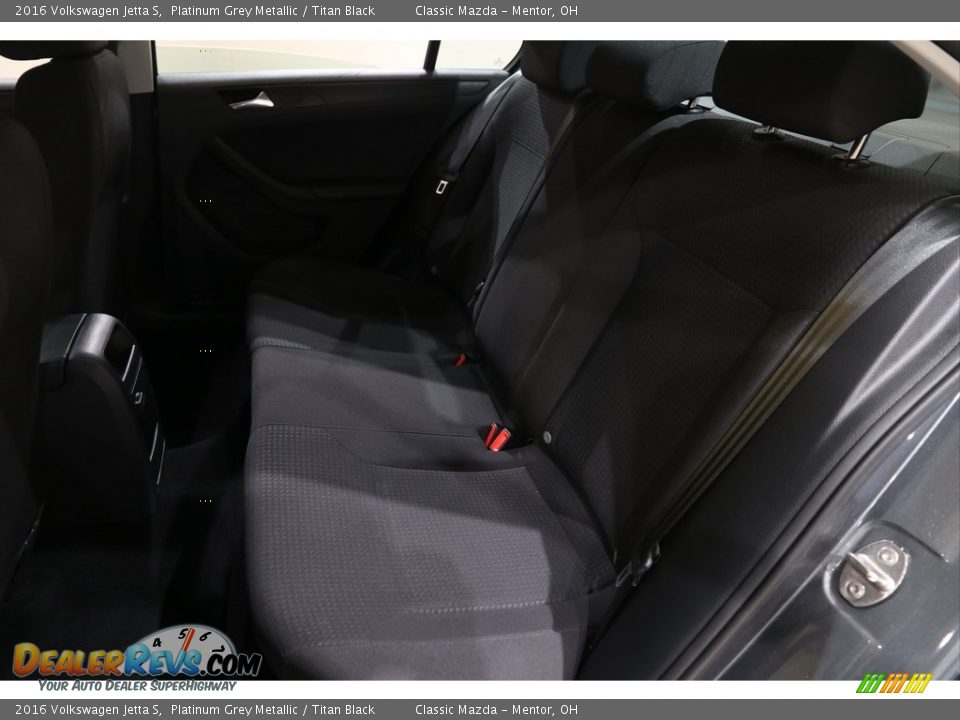 2016 Volkswagen Jetta S Platinum Grey Metallic / Titan Black Photo #16