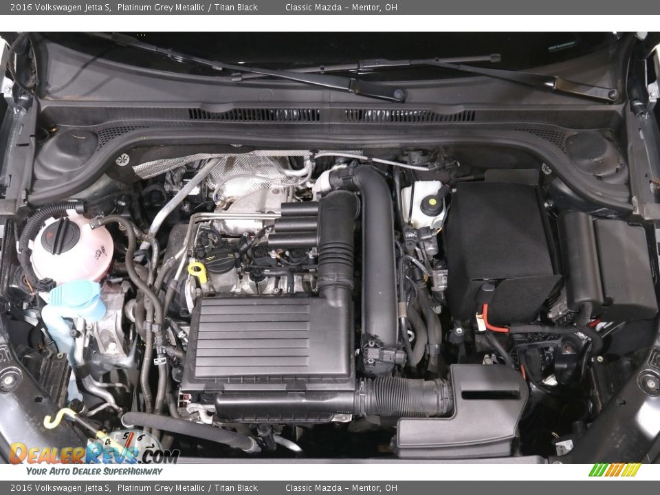 2016 Volkswagen Jetta S Platinum Grey Metallic / Titan Black Photo #18