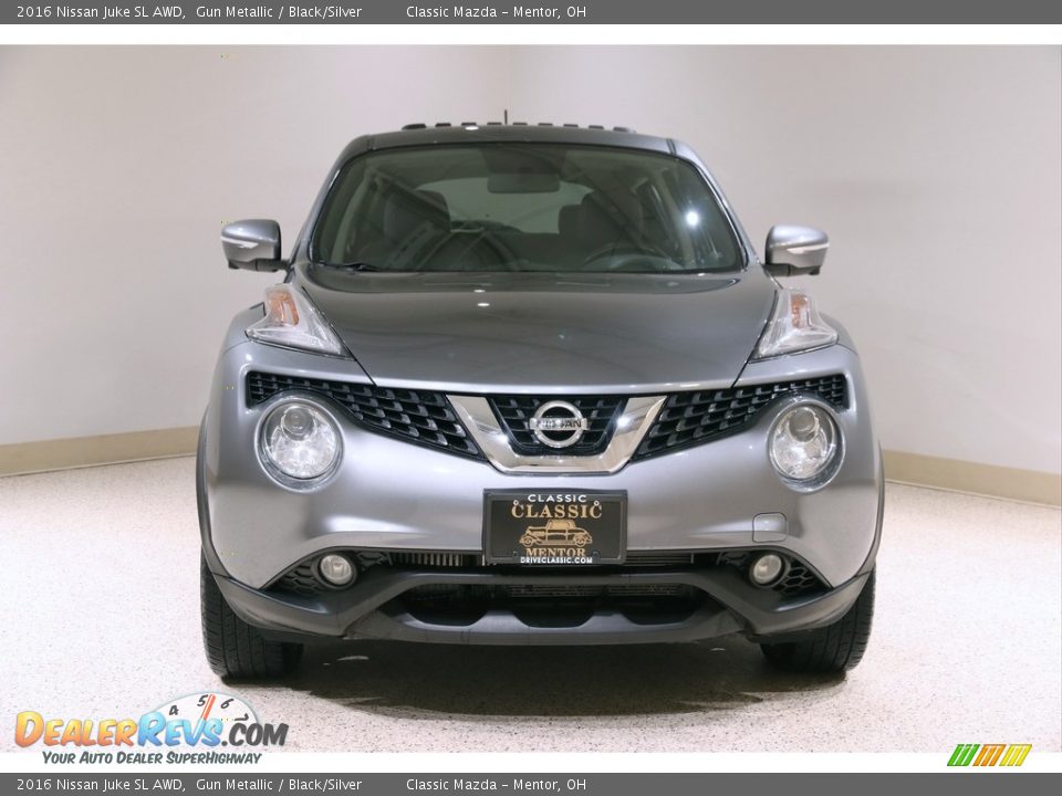 2016 Nissan Juke SL AWD Gun Metallic / Black/Silver Photo #2