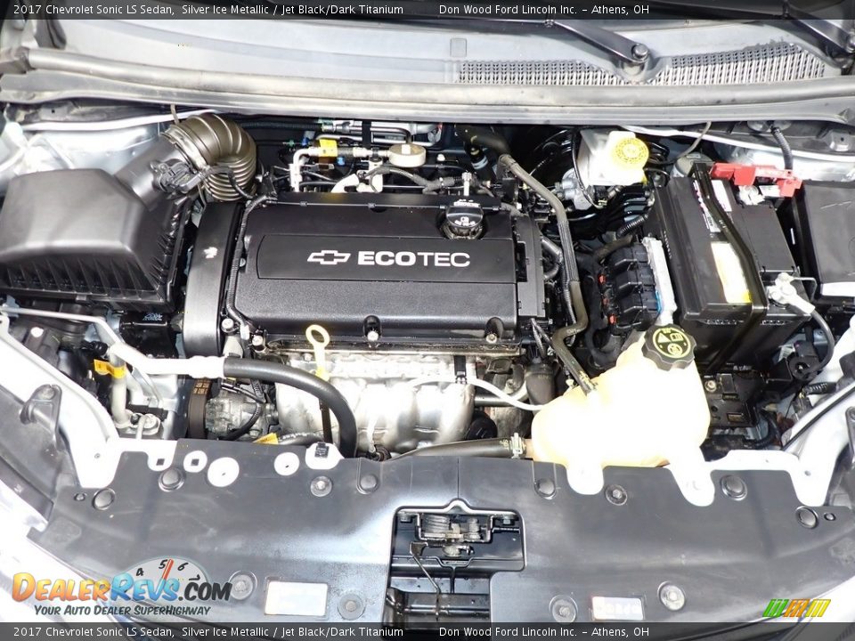 2017 Chevrolet Sonic LS Sedan 1.8 Liter DOHC 16-Valve VVT 4 Cylinder Engine Photo #6