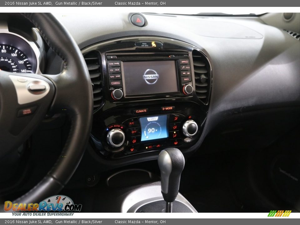 2016 Nissan Juke SL AWD Gun Metallic / Black/Silver Photo #10