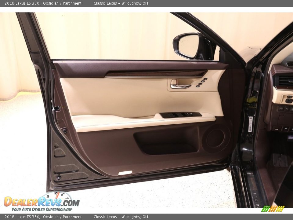 2018 Lexus ES 350 Obsidian / Parchment Photo #4