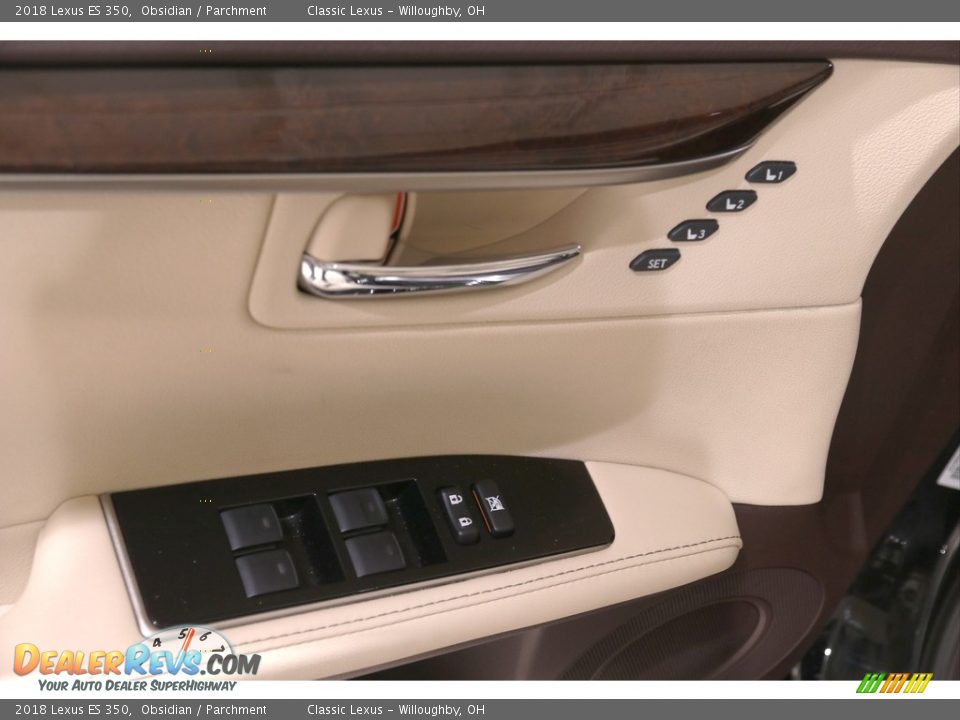 2018 Lexus ES 350 Obsidian / Parchment Photo #5