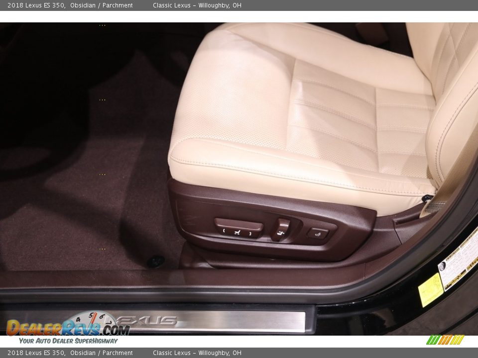 2018 Lexus ES 350 Obsidian / Parchment Photo #6
