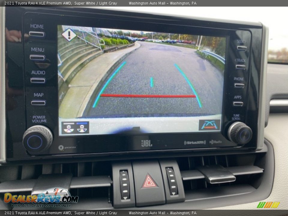 2021 Toyota RAV4 XLE Premium AWD Super White / Light Gray Photo #10