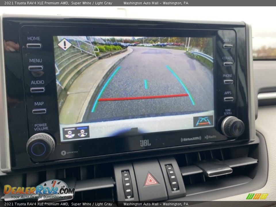 2021 Toyota RAV4 XLE Premium AWD Super White / Light Gray Photo #11